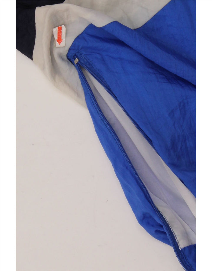 Calça de treino masculina VINTAGE Joggers médio azul colorblock