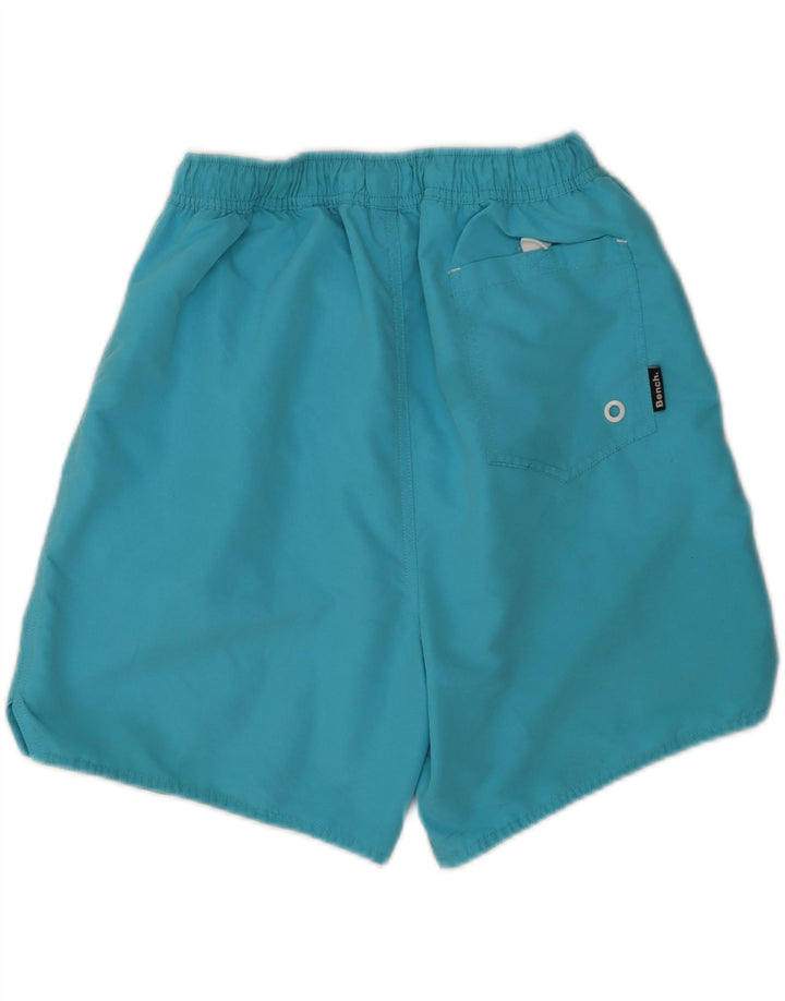 Bench Mens Graphic Natação Shorts Poliéster Azul Médio