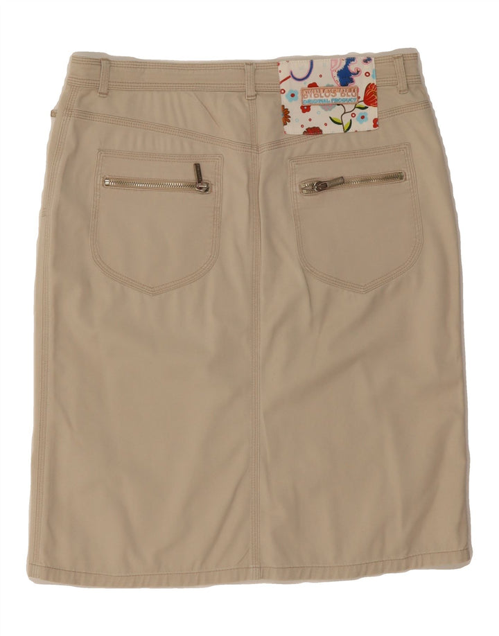 BYBLOS Womens Straight Skirt W30 Medium Beige Vintage Byblos and Second-Hand Byblos from Messina Hembry 
