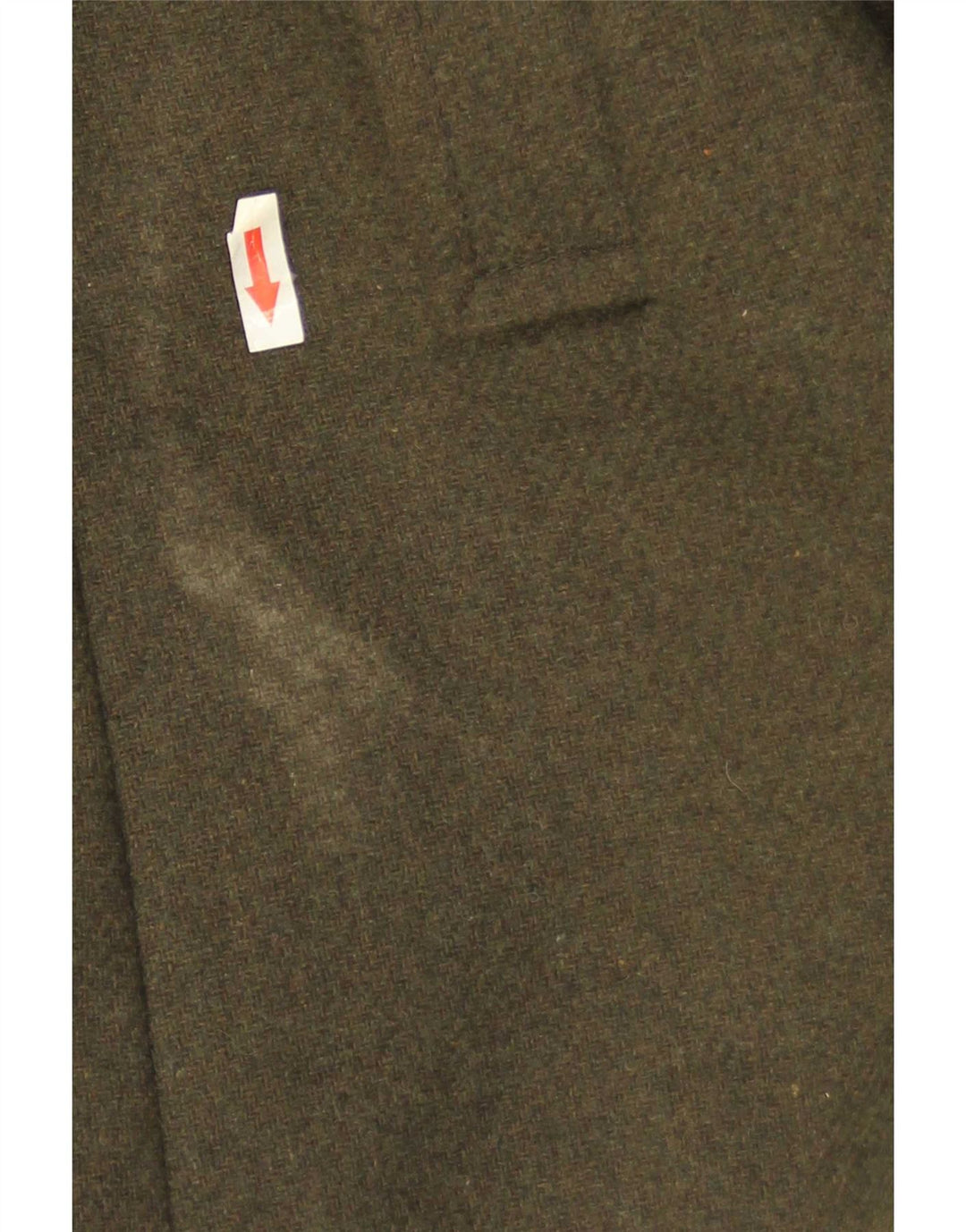 Casaco masculino Ted Baker Pea tamanho 4 grande lã cáqui