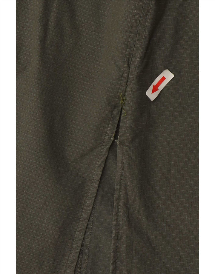 Zara Saia maxi feminina média W28 cáqui