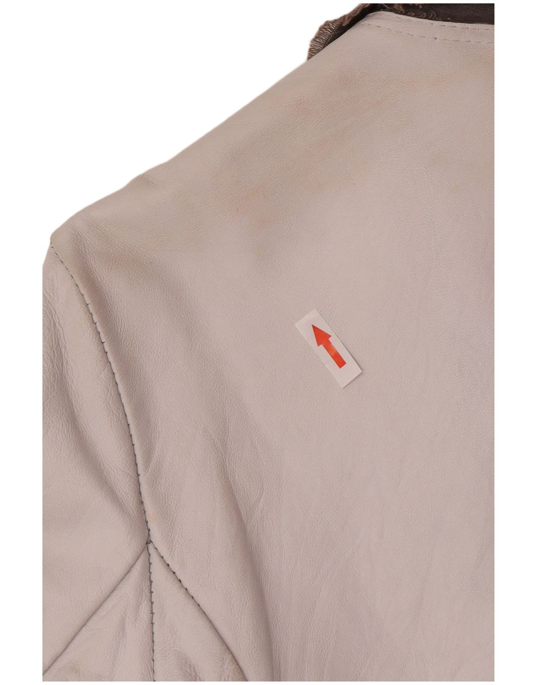 Jaqueta Blazer Feminina Victory com 1 Botão IT 44 Médio Off White Clássico