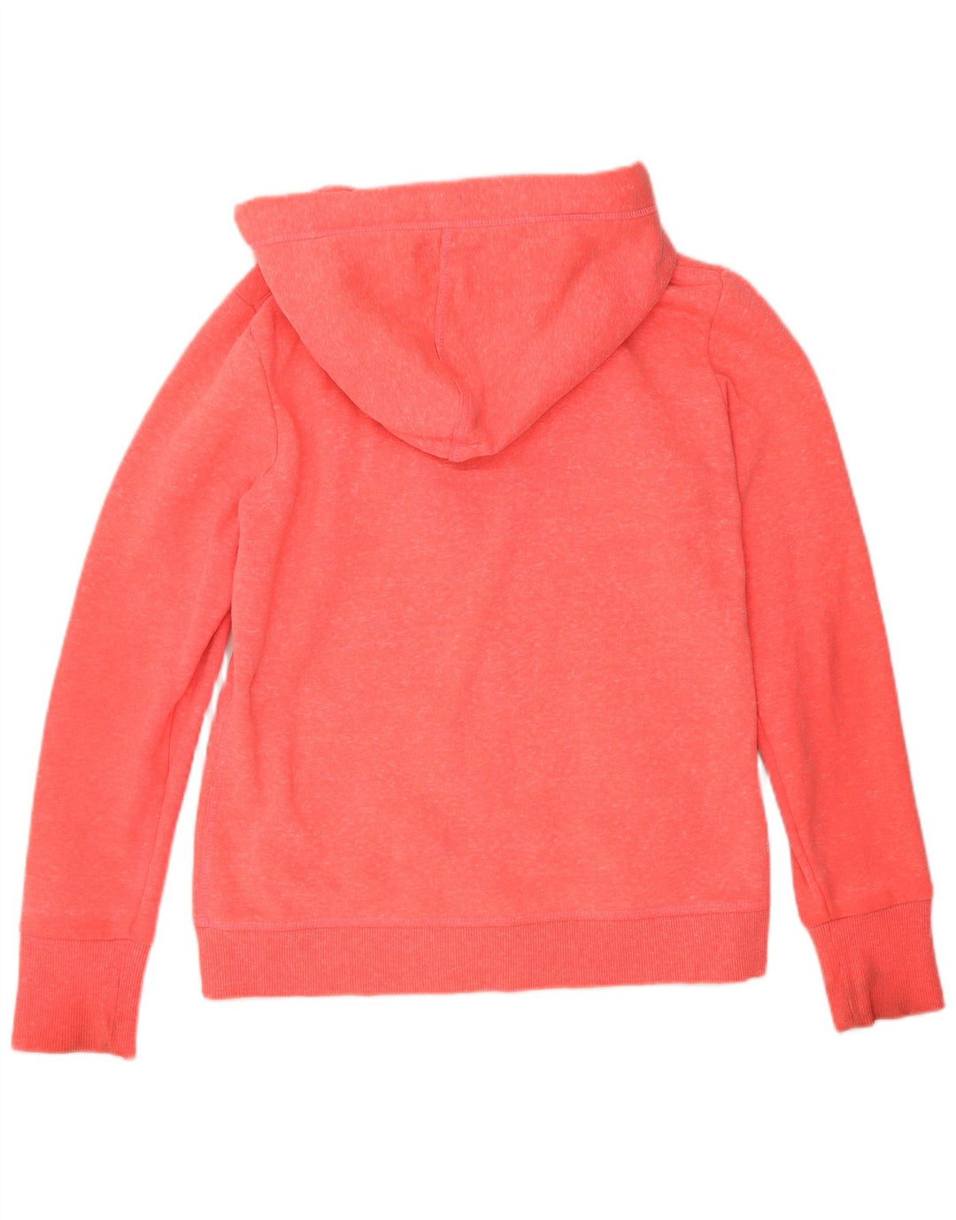 Suéter feminino Superdry com capuz e zíper Reino Unido 16 grande poliéster rosa