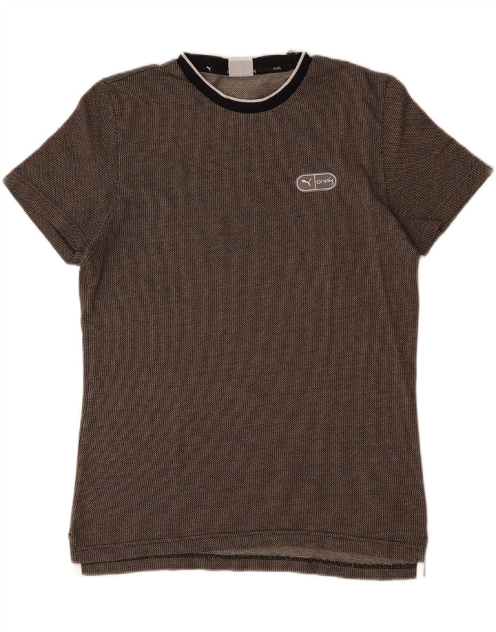 Puma Camiseta Masculina Top Marrom Médio