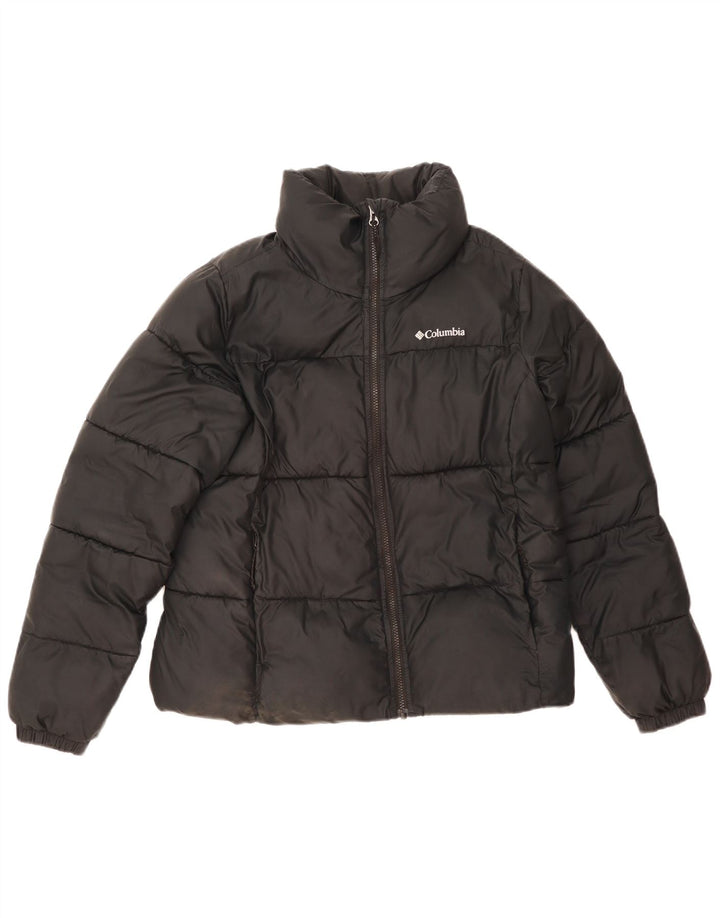 Jaqueta acolchoada masculina Columbia UK 38 poliéster preto médio