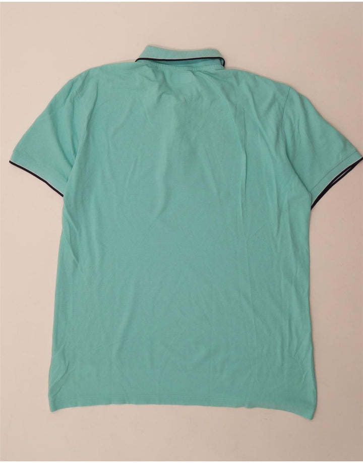 Camisa polo masculina Kappa 3XL algodão turquesa