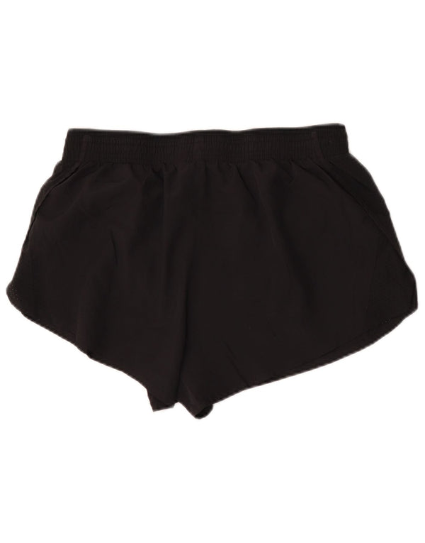 Shorts esportivos femininos Nike Dri Fit UK 16 grande poliéster preto