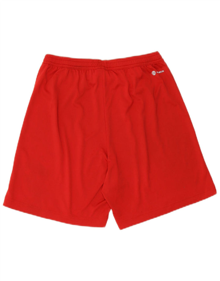 Adidas Mens Aeroready Sport Shorts Médio Poliéster Vermelho
