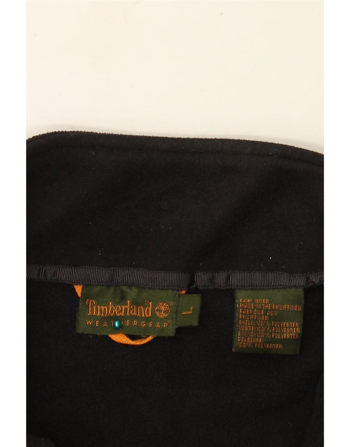 Jaqueta de lã masculina TIMBERLAND UK 40 grande poliéster preto