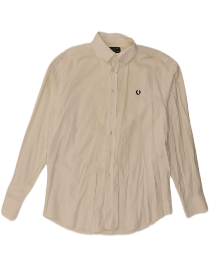 Camisa masculina Fred Perry 2XL algodão branco