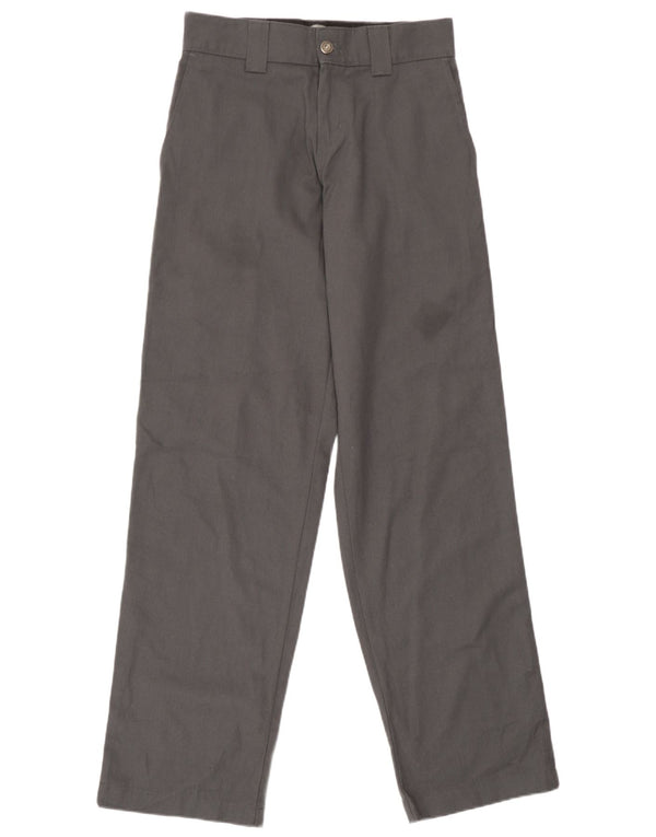 Calça cargo reta feminina Dickies para skate W26 L32 poliéster cinza