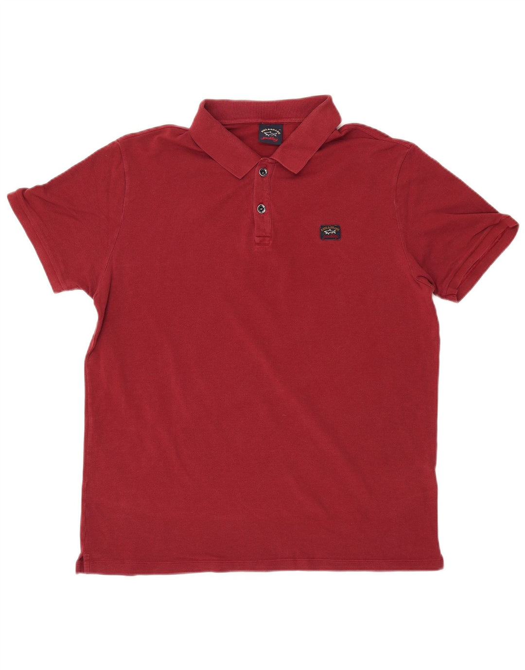 PAUL & SHARK Camisa polo masculina para iate XL algodão vermelho