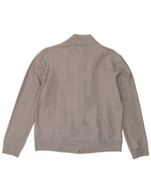 Jaqueta feminina CONVERSE com top de treino UK 14 grande algodão prateado