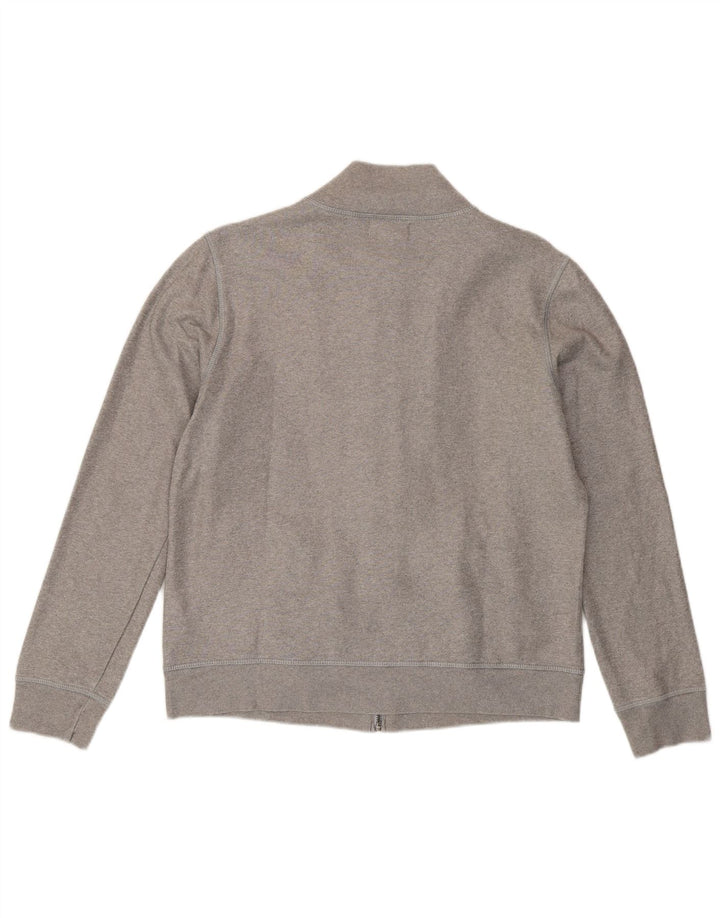 Jaqueta feminina CONVERSE com top de treino UK 14 grande algodão prateado