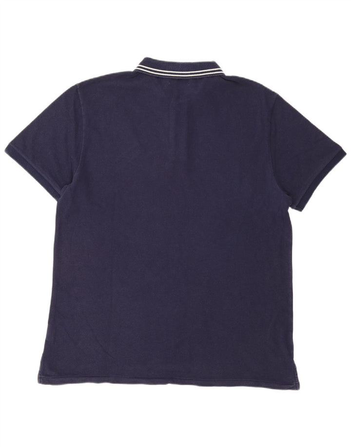 Camisa polo masculina POLO RALPH LAUREN XL azul marinho algodão