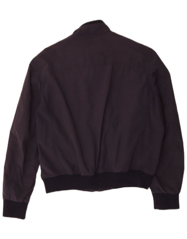 Jaqueta bomber masculina Brooksfield UK 40 grande azul marinho poliamida colorblock
