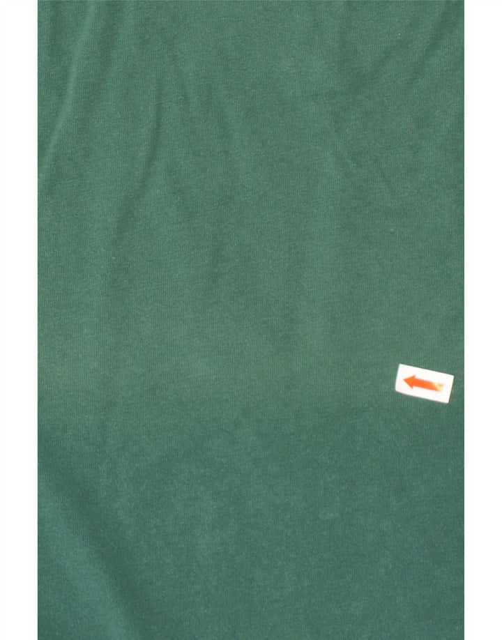 Camiseta gráfica masculina THE NORTH FACE Top de algodão verde médio