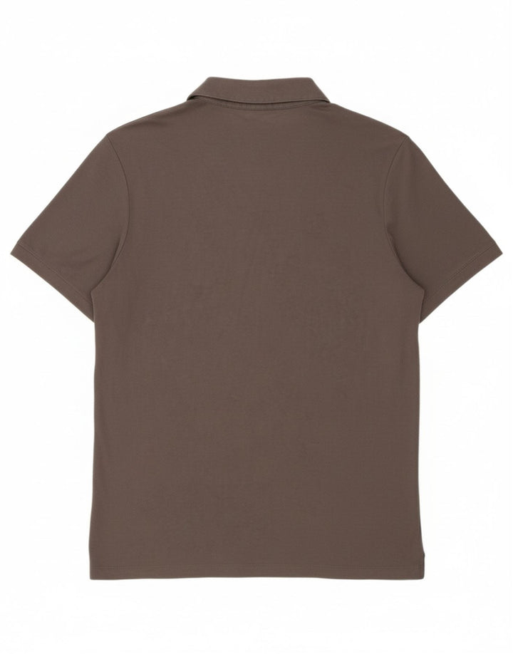 Camisa polo masculina MICHAEL KORS grande algodão cinza