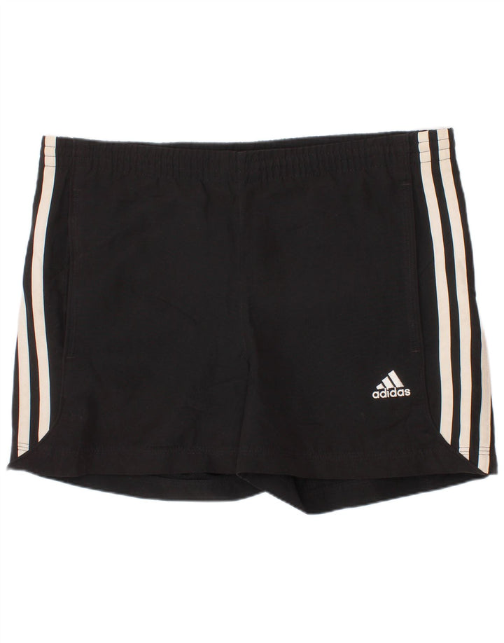 Shorts esportivos Adidas Boys Climalite 9-10 anos preto poliéster