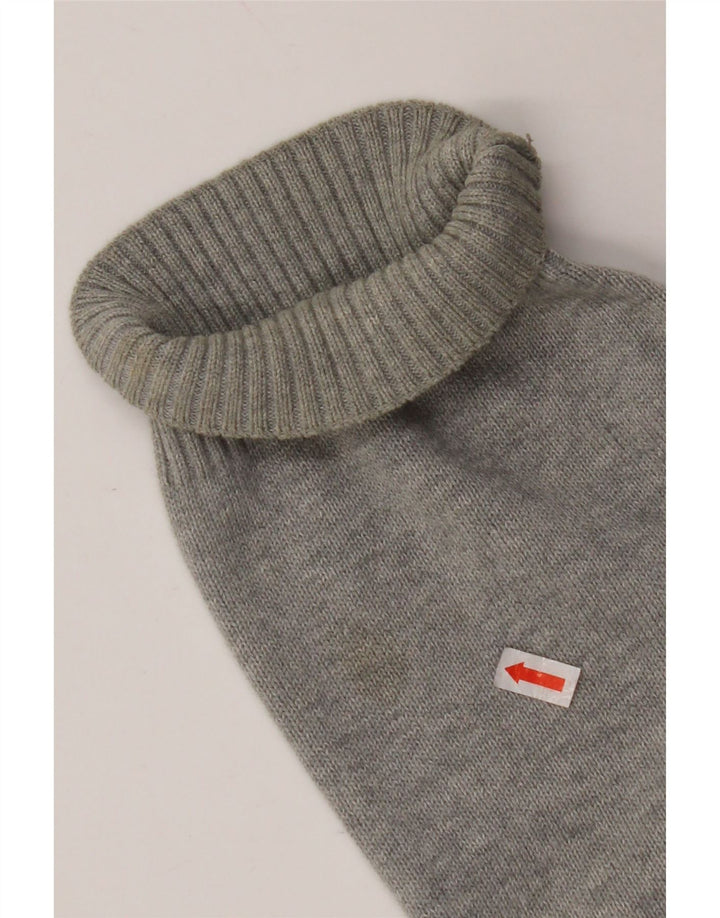 Suéter masculino NAUTICA com zíper e gola XL cinza Argyle/algodão diamante