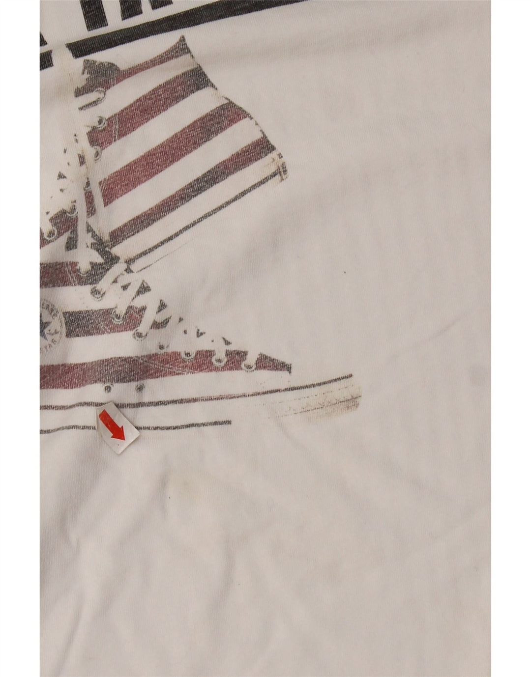 Camiseta Converse Mens Chuck Taylor Graphic Top Médio Algodão Branco