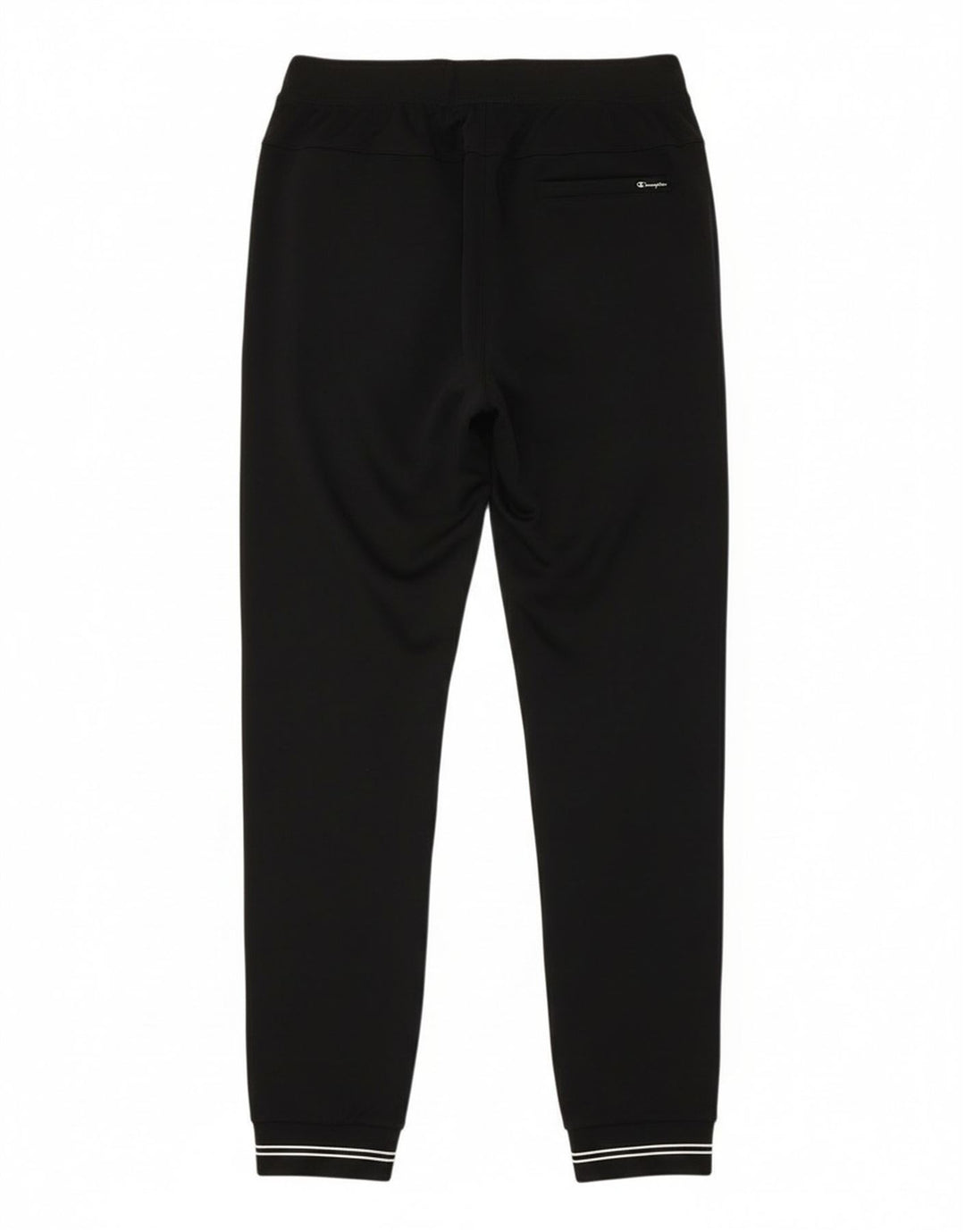 Calça de treino feminina Champion Joggers UK 10 pequeno poliéster preto