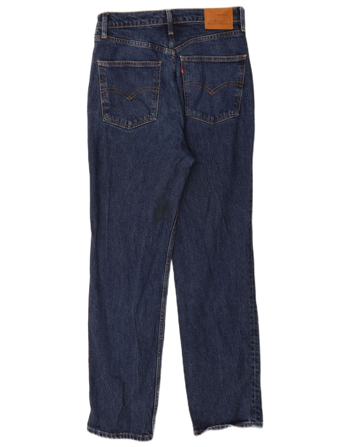 Calça jeans feminina Levi's High Rise Slim Straight W28 L29 azul algodão