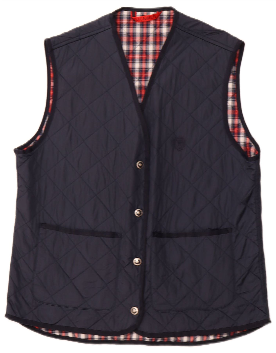 Colete masculino acolchoado BELFE & BELFE IT 46 pequeno nylon azul marinho