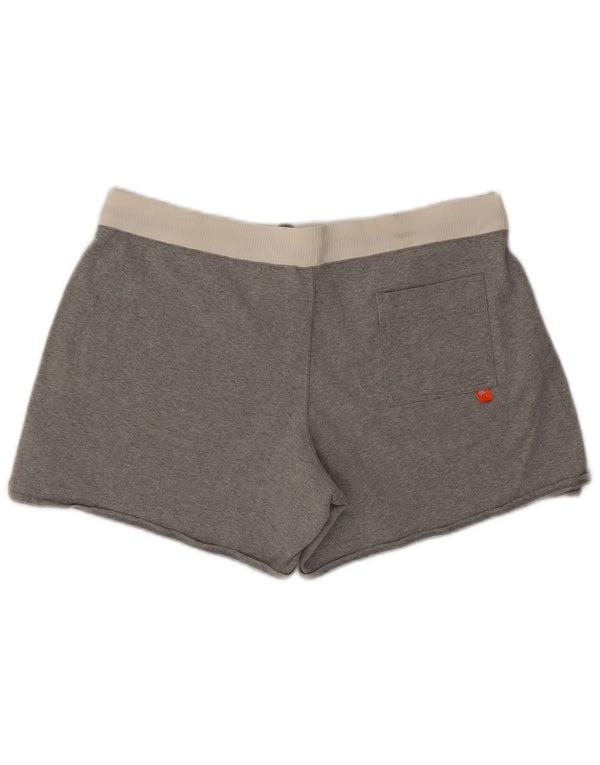Shorts esportivos femininos Nike UK 16/18 XL cinza colorblock