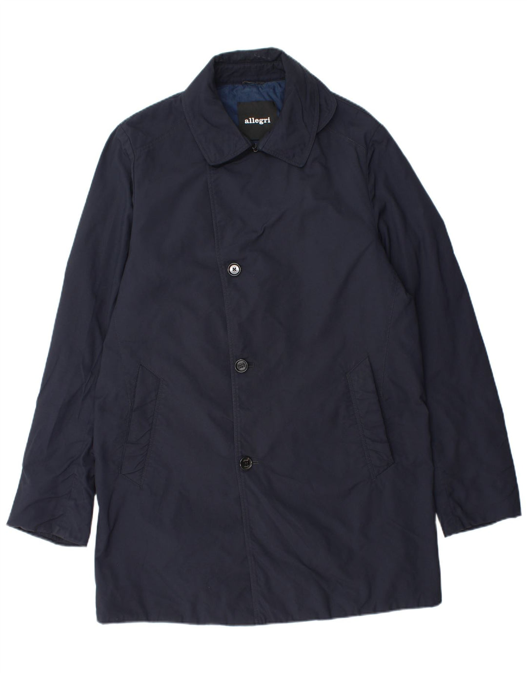 Sobretudo masculino Allegri UK 38 azul marinho médio