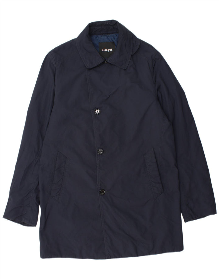 Sobretudo masculino Allegri UK 38 azul marinho médio