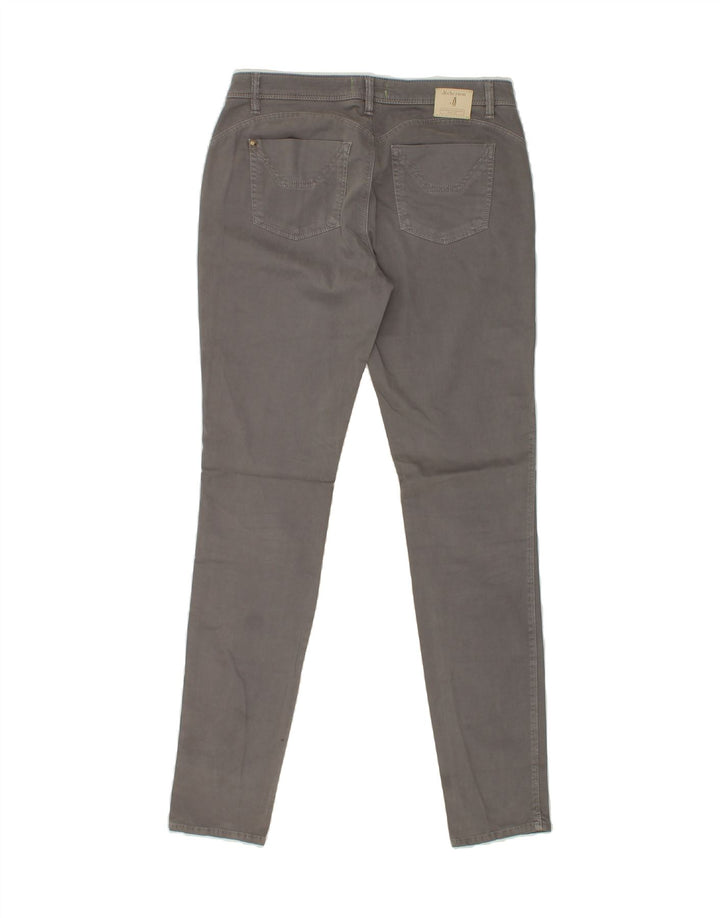 JECKERSON Womens Skinny Casual Trousers W29 L33 Grey Cotton Vintage Jeckerson and Second-Hand Jeckerson from Messina Hembry 