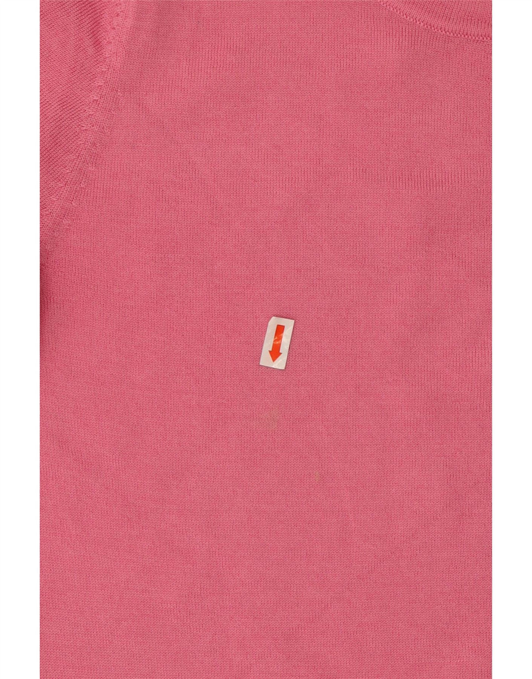 Suéter feminino HOBBS com gola redonda Reino Unido 12 lã rosa médio