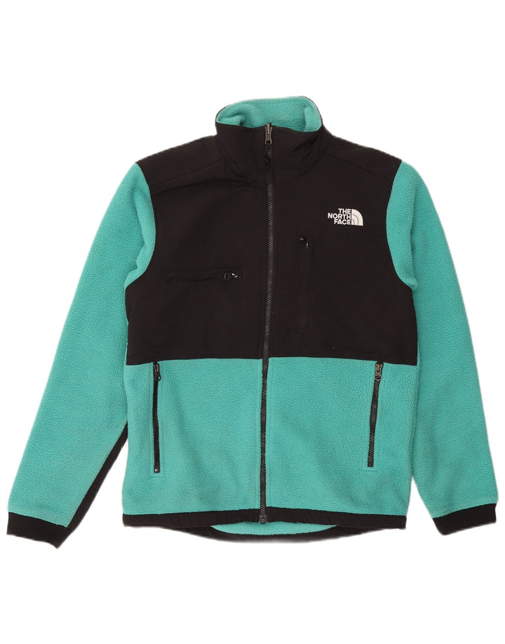 Jaqueta de lã masculina THE NORTH FACE Reino Unido 36 pequeno bloco colorido turquesa