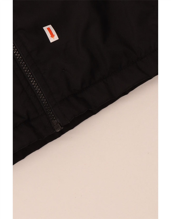 Jaqueta corta-vento Nike Boys Graphic 12-13 anos grande preto nylon
