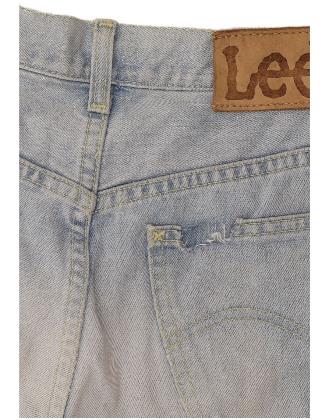 Lee Mens Straight Jeans W32 L32 Azul Algodão
