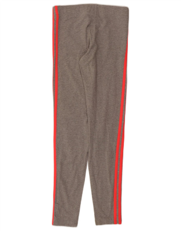 Leggings ADIDAS Menina 13-14 Anos Cinzento Algodão