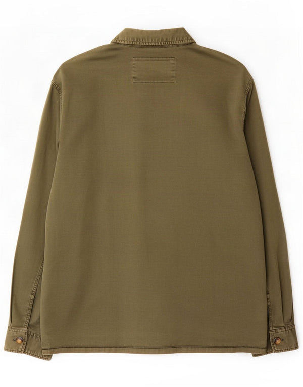 Camisa masculina Zara XL caqui algodão