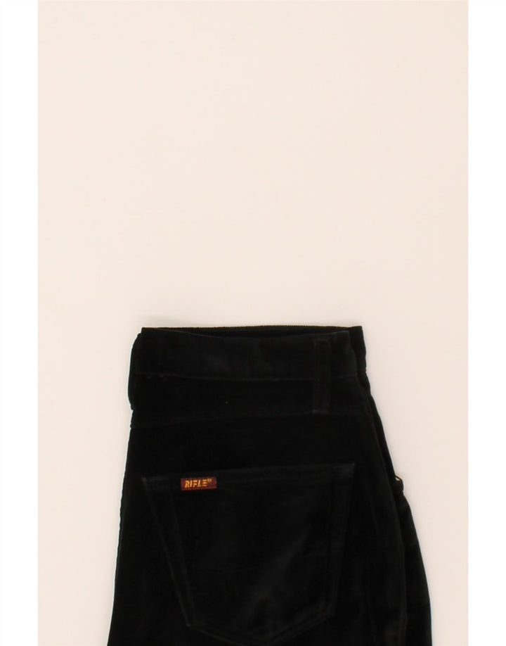 RIFLE Womens Tapered Casual Trousers W30 L32 Black Cotton Vintage Rifle and Second-Hand Rifle from Messina Hembry 