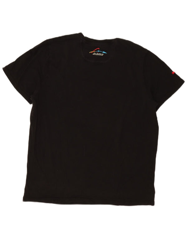 Camiseta masculina gráfica Puma Top 2XL preta
