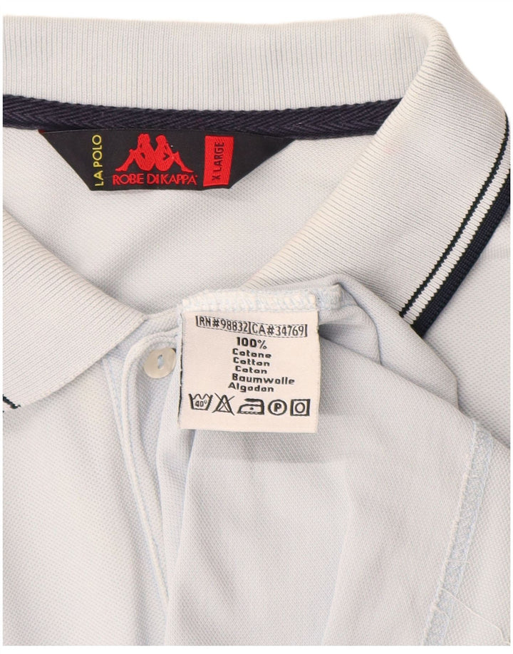Camisa polo masculina Kappa XL algodão azul