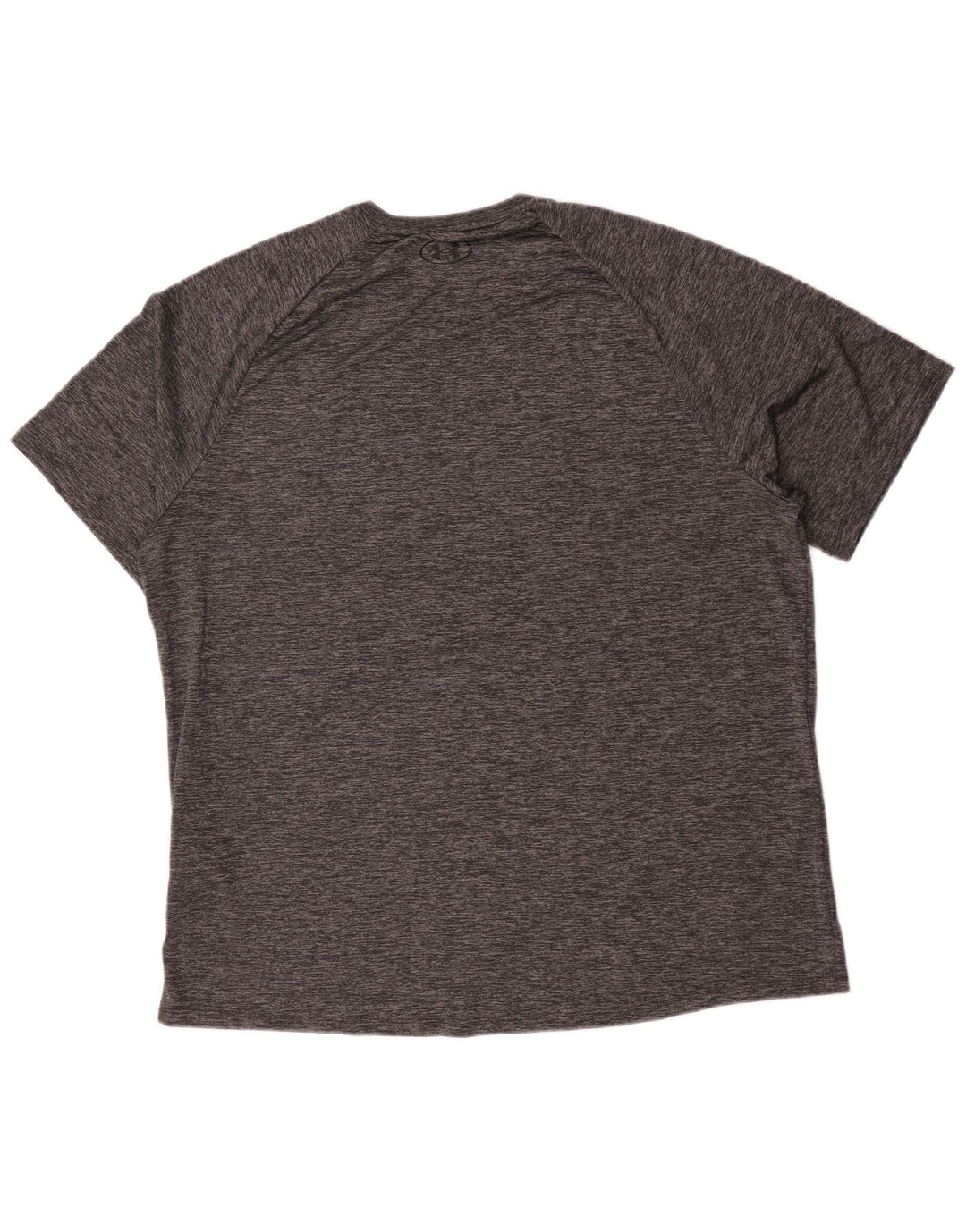 Camiseta masculina Under Armour Top 2XL poliéster manchado cinza