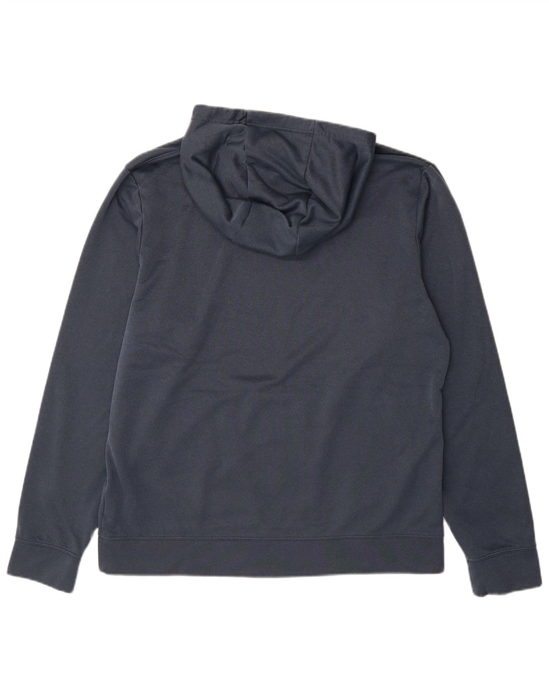 Suéter com capuz gráfico masculino The North Face grande poliéster azul marinho