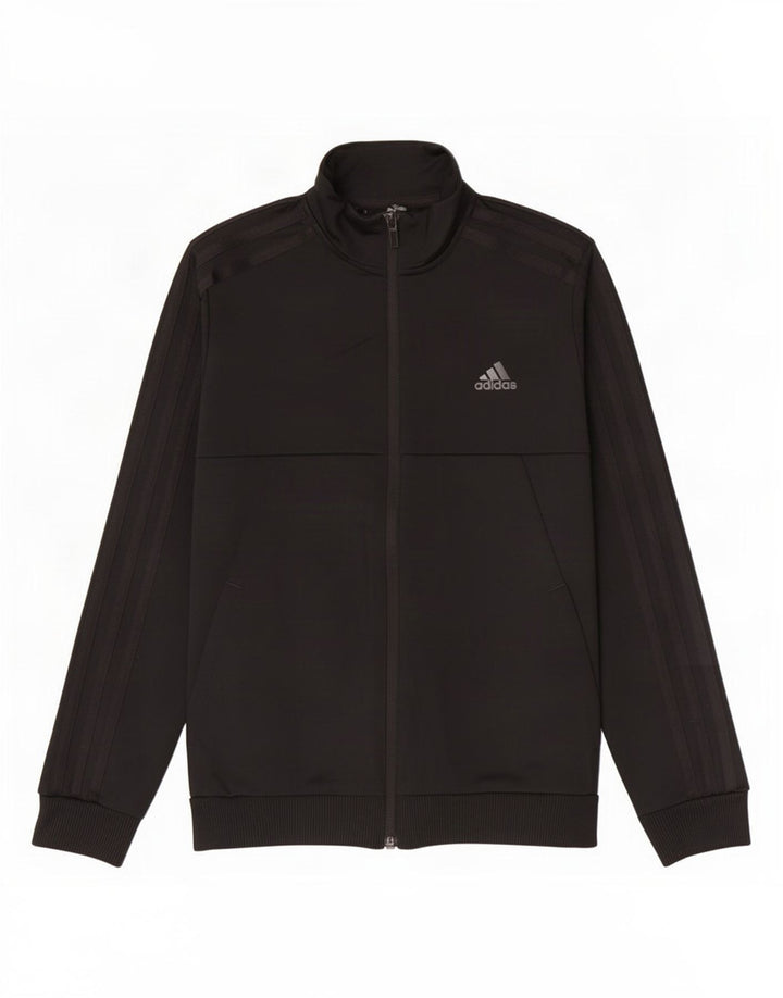 Casaco de treino Adidas Boys Climalite 9-10 anos preto poliéster