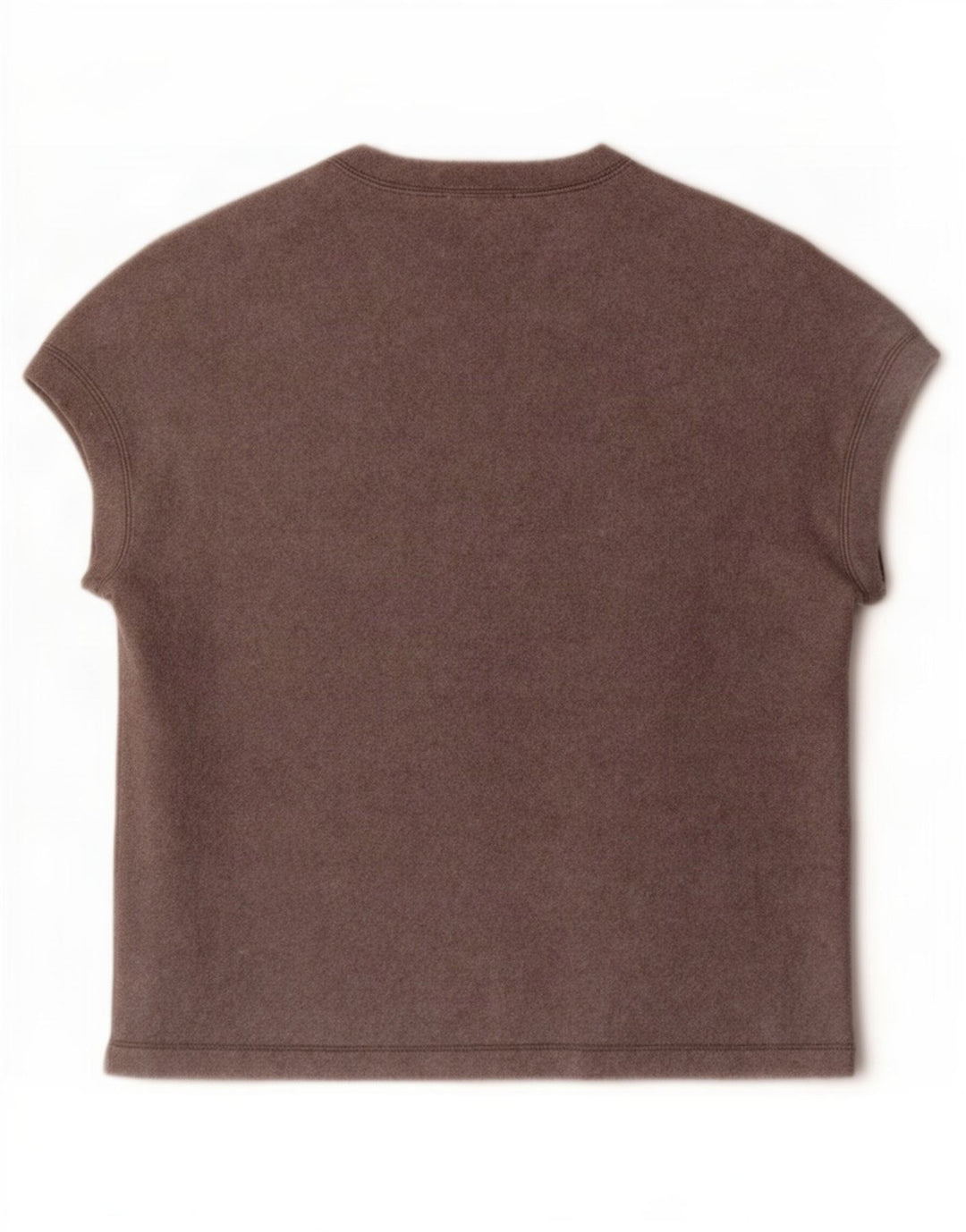 Camiseta feminina Zara UK 14 cinza médio acrílico