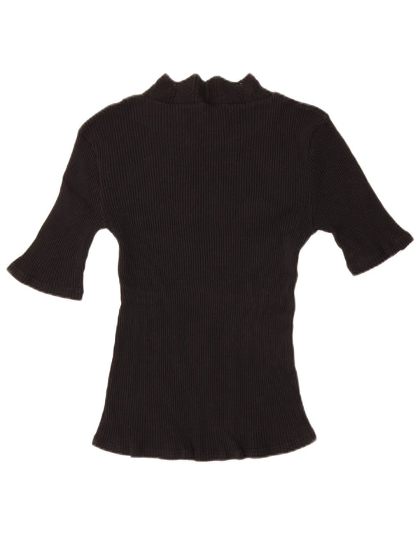 Camiseta feminina Zara UK 14 grande preta