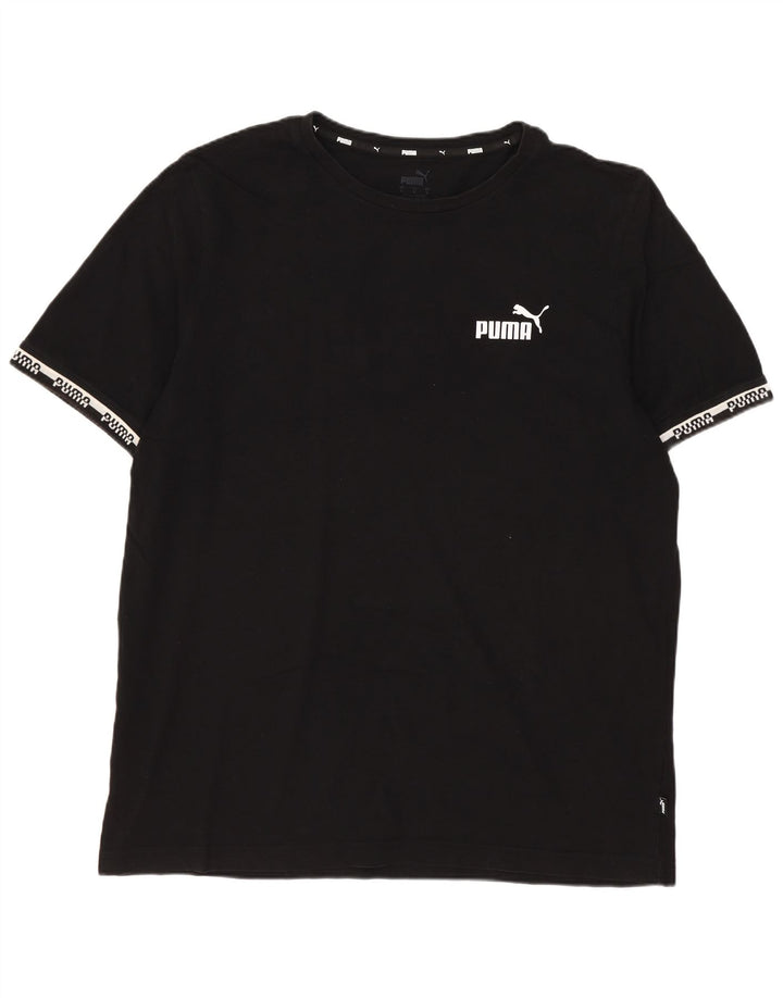 Puma Camiseta Masculina Graphic Top Grande Preto