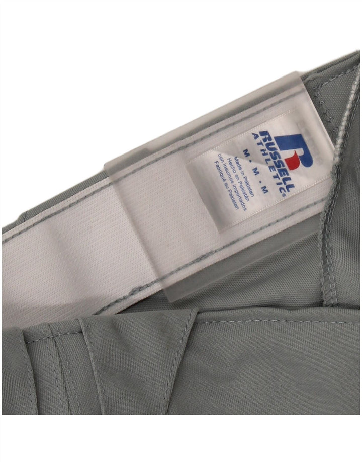 RUSSELL ATLÉTICO Mens Joggers Calça Capri Médio W32 L19 Poliéster Cinza