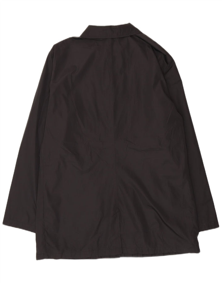Jaqueta de chuva masculina Marks & Spencer UK 42 XL poliéster preto