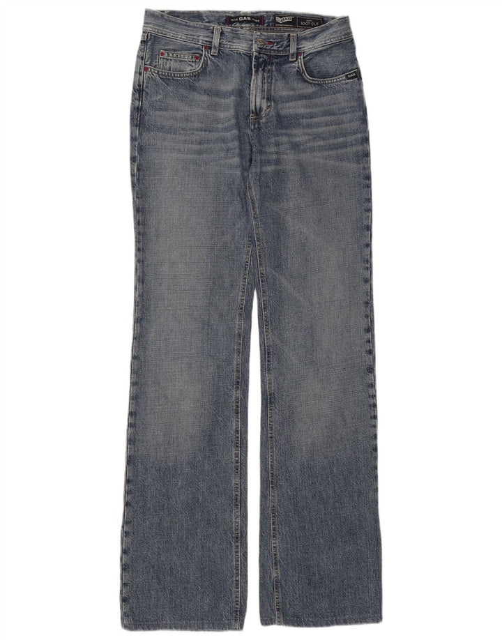 Gas Womens Bootcut Jeans W29 L34 Azul Algodão